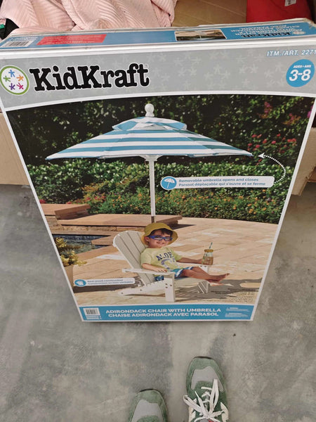 Vaikiška medinė sėdynė su skėčiu "KidKraft"