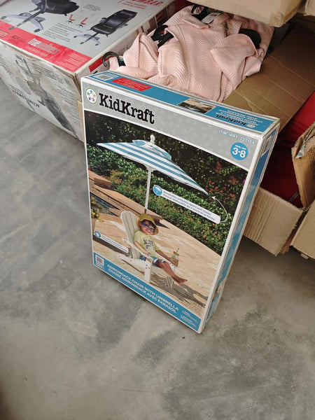 Vaikiška medinė sėdynė su skėčiu "KidKraft"