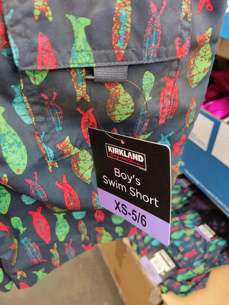 Maudymosi šortai Kirkland (žuvytės)