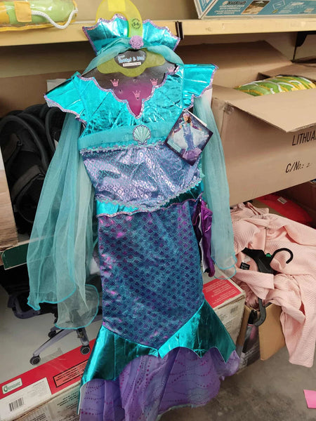 Undinės kostiumas mergaitei (5-6 metų dydis)