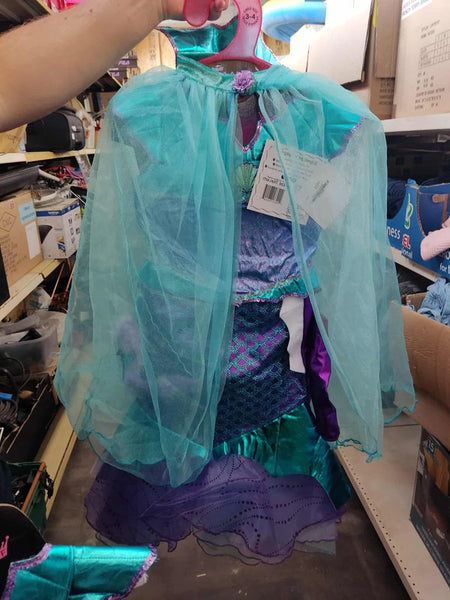 Undinės kostiumas mergaitei (3-4 metų dydis)