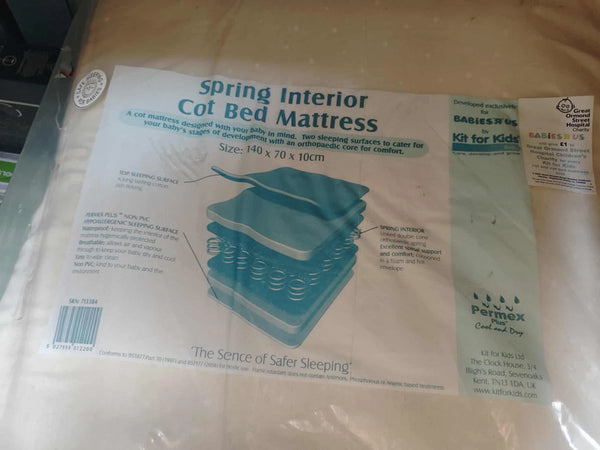 Kūdikio čiužinyus (140x70x10 cm)