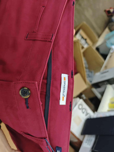 Raudonos kelnės "Spagnolo" (46 dydis)