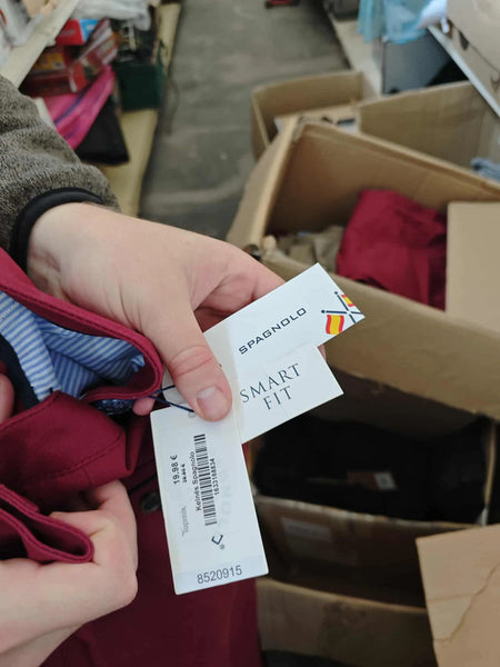 Raudonos kelnės "Spagnolo" (46 dydis)