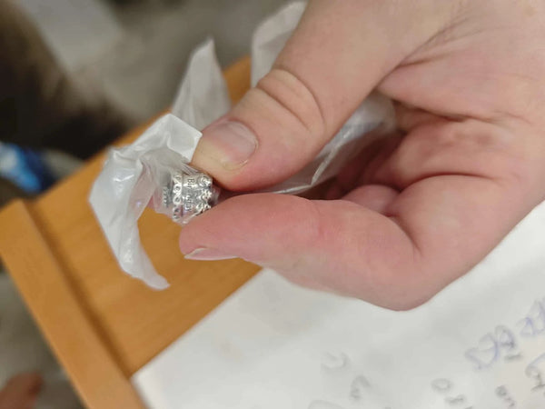 Pandora karoliukas "Birthday" (Sterling silver 925)