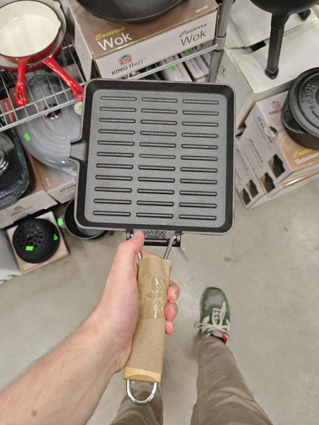 Ketaus Griliaus keptuvė "KingHoff" (24x24 cm)