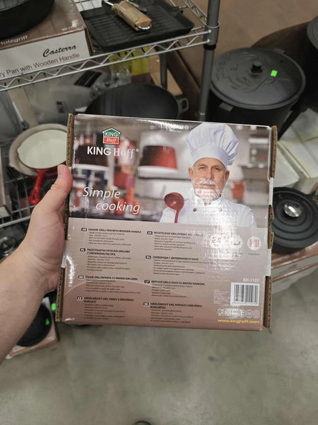 Ketaus Griliaus keptuvė "KingHoff" (24x24 cm)