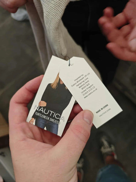 Nautica moteriškas aukšto kaklo megztinis (L dydis)