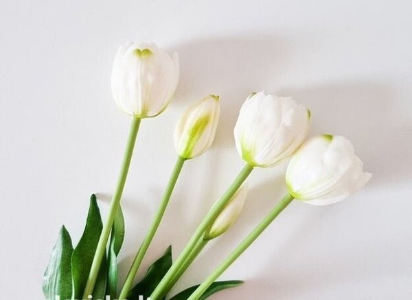 Silikoninės tulpės puokštė