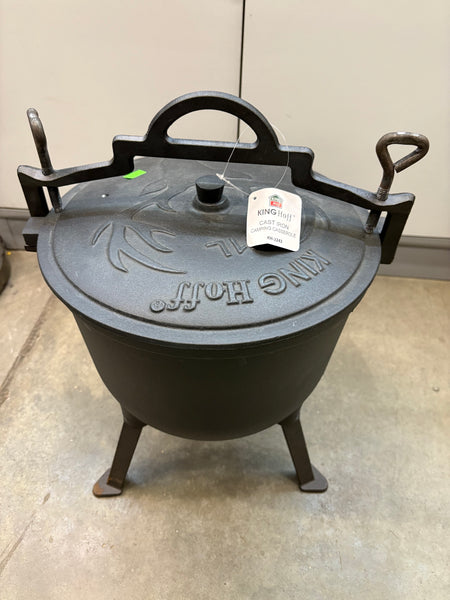 KingHoff Tourist Cast Iron Cauldron, 11L
