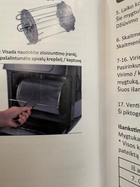 Hot air fryer electric oven Klausberg