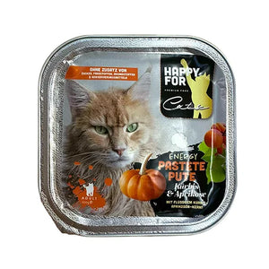 Visavertis suaugusių kačių pašaras su kalakutiena HAPPY FOR CATS, 100 g