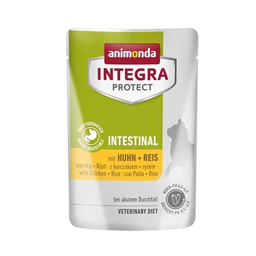 Visavertis suaugusių kačių pašaras su vištiena ANIMONDA INTEGRA PROTECT INTESTINAL, 85 g