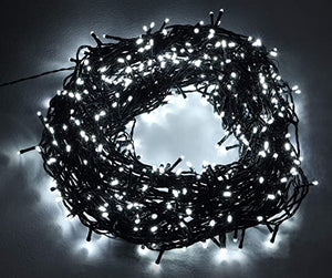 Холодные белые рождественские огни 1000 светодиодов