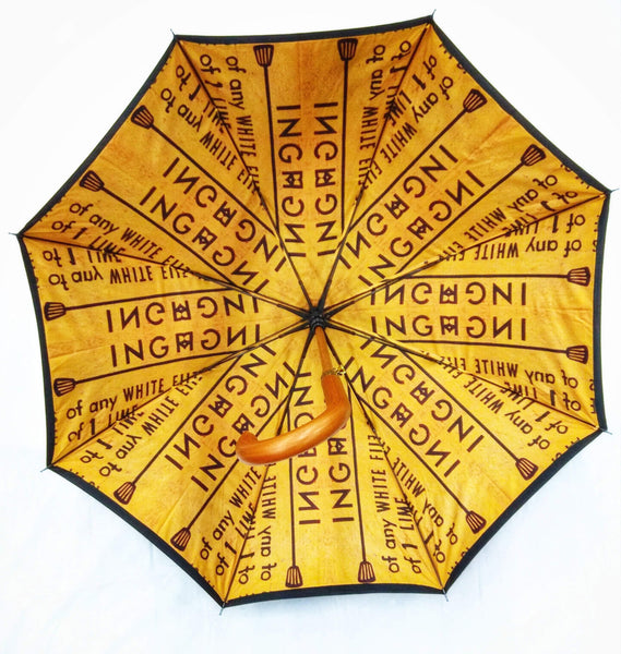 dvisluoksnis sulankstomas skėtis yellow